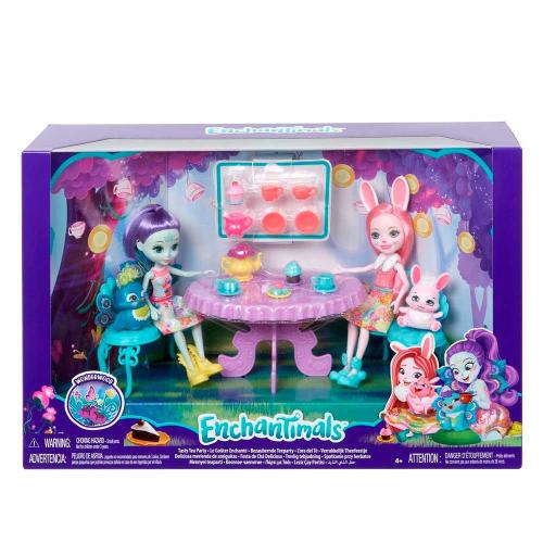 Игровой набор Enchantimals Чаепитие Пэттер Павлины и Бри Кроли Mattel GLD41 фото 2