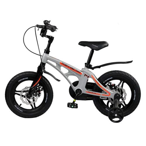 Детский двухколесный велосипед Cosmic Делюкс плюс 14 Maxiscoo MSC-C1423D серый матовый фото 3