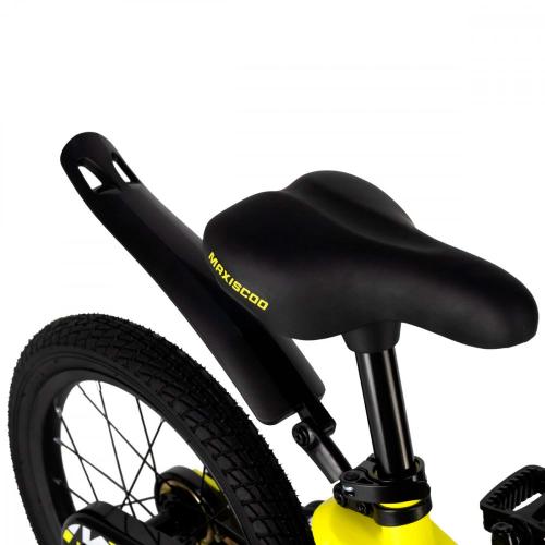 Велосипед детский Maxiscoo Space Стандарт 16'' 2024 Maxitoys MSC-S1635 жёлтый матовый фото 4