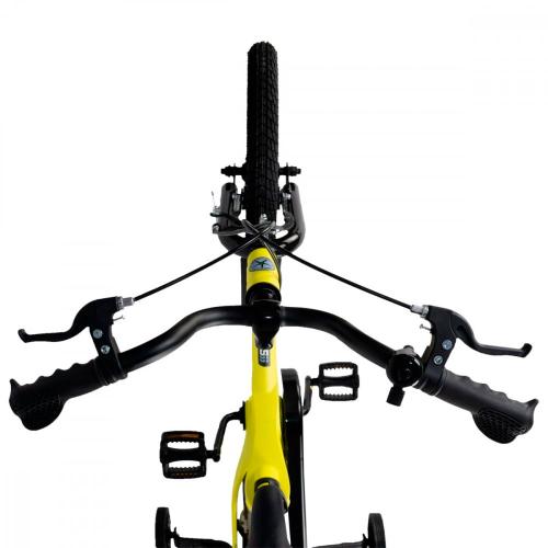 Велосипед детский Maxiscoo Space Стандарт 16'' 2024 Maxitoys MSC-S1635 жёлтый матовый фото 3