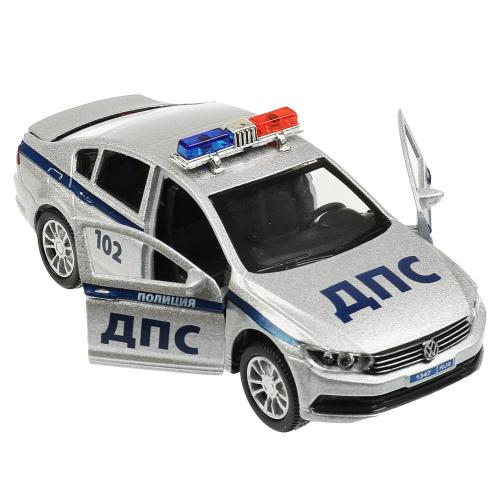 Металлическая машинка Volkswagen Passat Полиция Технопарк PASSAT-12SLPOL-SR фото 3