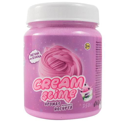 Слайм Cream Slime с ароматом черничного йогурта Волшебный мир SF02-J
