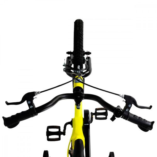 Велосипед детский Maxiscoo Space Стандарт Плюс 14'' 2024 Maxitoys MSC-S1435 жёлтый матовый фото 4