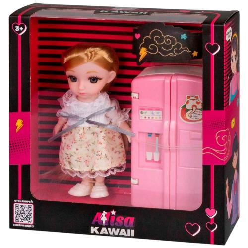 Кукольный набор кукла Alisa Kawaii mini 15 см Кухня 1TOY Т24359 фото 4