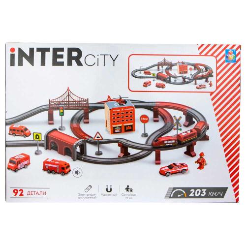 Железная дорога InterCity Megapolis Служба спасения 1Toy Т20834 фото 4