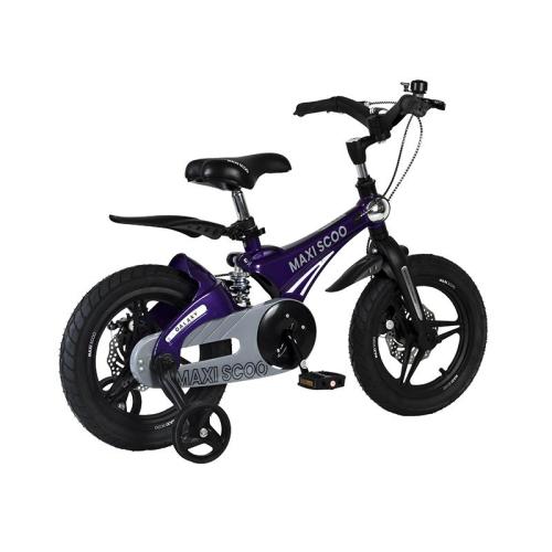 Детский двухколесный велосипед Galaxy Делюкс плюс 14 Maxiscoo MSC-G1406DP фиолетовый фото 4