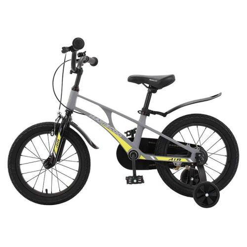 Детский двухколесный велосипед Air Стандарт плюс 16 Maxiscoo MSC-A1621 серый матовый фото 3