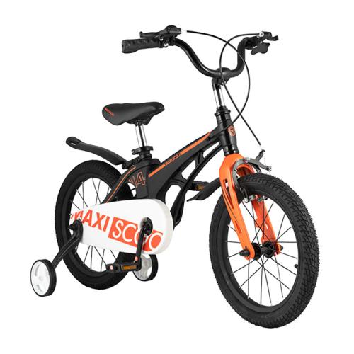 Детский двухколесный велосипед Cosmic Стандарт плюс 14 Maxiscoo MSC-C1408 чёрный фото 2
