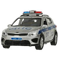 Металлическая машинка Kia Rio X Полиция Технопарк XLINE-12SLPOL-SR